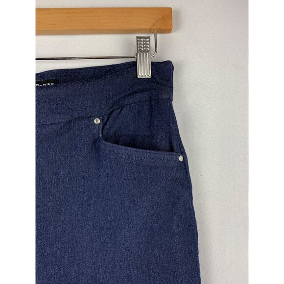 Hilary Radley Womens Denim-Look Pants S - Picture 4 of 6